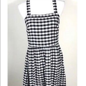 BNWT LOFT outlet gingham plaid dress.